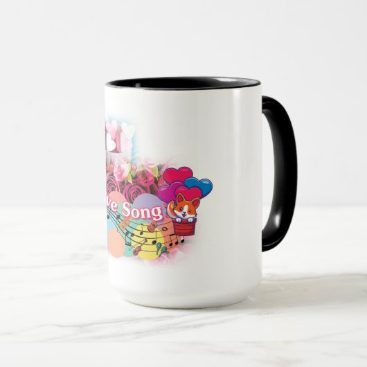 Liebe Song Tasse (VorderseiteRechts)