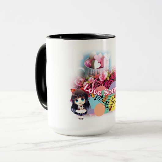 Liebe Song Tasse (Vorderseite Links)