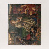 "Liebe Song" von Edward Burne-Jones Puzzle (Vertikal)
