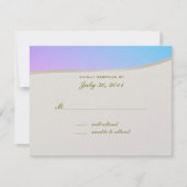 Liebe Songs Bat Mitzvah/ Antwortkarte RSVP Karte (Vorderseite)