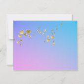 Liebe Songs Bat Mitzvah/ Antwortkarte RSVP Karte (Rückseite)