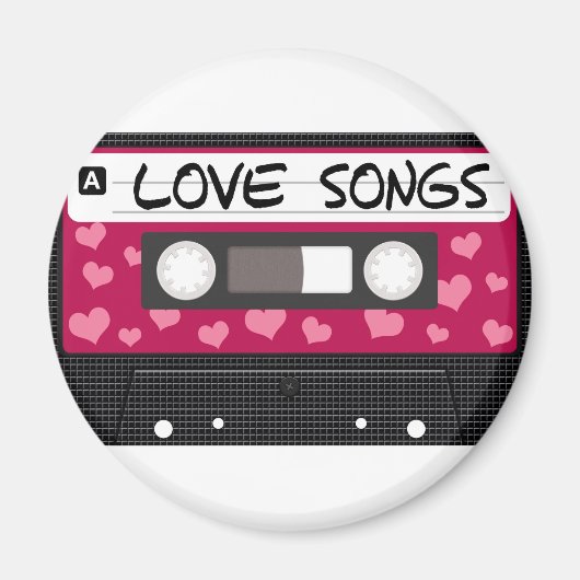 Liebe Songs Tape Magnet (Vorne)