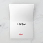 Liebe Songs Valentine's Day Card Karte (Innenseite)