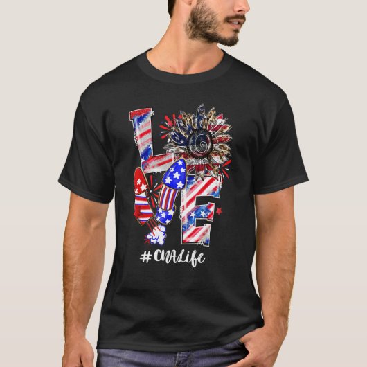 Liebe Sonnenblumen Leopard Feuerwerk kann Leben 4. T-Shirt (Vorderseite)