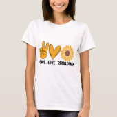 Liebe Sonnenblumen T-Shirt (Vorderseite)
