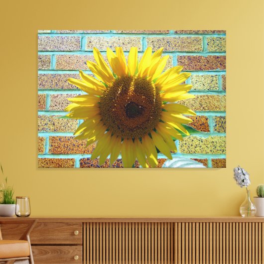 Liebe Sonnenblumengekrempelte Leinwand (Insitu (Wohnzimmer))