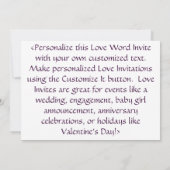 Liebe Sonnenuntergang Goldenes Licht Einladungen o (Rückseite)