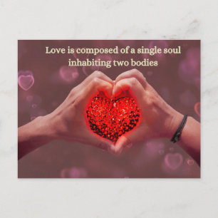 Liebe Soul Valentine-Urlaubskarte Feiertagspostkarte