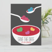 Liebe Soup Save the Date (Stehend Vorderseite)