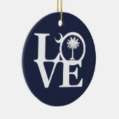LIEBE South Carolina Keramik Ornament (Rechts)