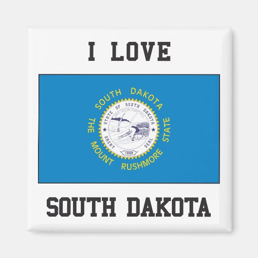 Liebe South Dakota Magnet (Vorne)