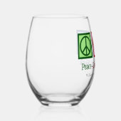 Liebe Sozialarbeit Weinglas Ohne Stiel (Rechts)