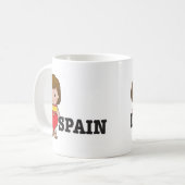 Liebe Spanien Kaffeetasse (Vorderseite Links)