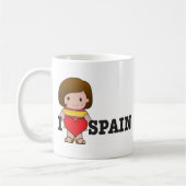 Liebe Spanien Kaffeetasse (Links)