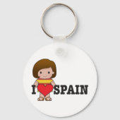 Liebe Spanien Schlüsselanhänger (Vorderseite)