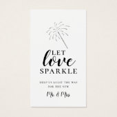 LIEBE-Sparkle-Absenden gelassen (Vorderseite)