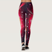 Liebe Sparkle Emoji Hearts Leggings (Rückseite)