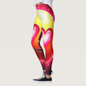 Liebe Sparkle Emoji Hearts Leggings (Links)