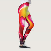 Liebe Sparkle Emoji Hearts Leggings (Rechts)