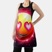 Liebe Sparkle Emoji Hearts Schürze (InSitu)