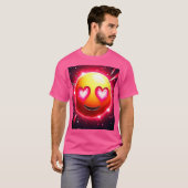 Liebe Sparkle Emoji Hearts T-Shirt (Vorne ganz)