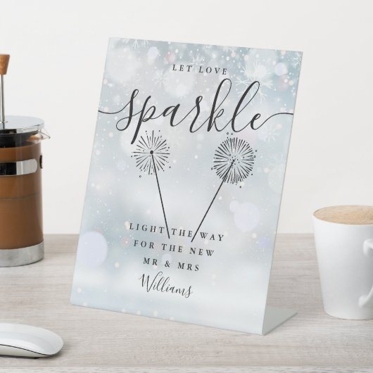 Liebe-Sparkle-Winter-Schwarz-Signature-Skript gela Sockelschild (In SItu)