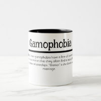 Liebe Spaß Typografie | Zwei-Tone-Tasse