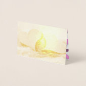 Liebe speichern des Datums, in dem das Zielziel pe Folienkarte (Vorderseite)