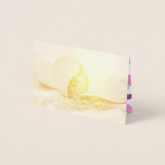 Liebe speichern des Datums, in dem das Zielziel pe Folienkarte (Vorderseite)