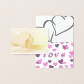 Liebe speichern des Datums, in dem das Zielziel pe Folienkarte (Anzeige)