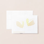 Liebe speichern des Datums, in dem das Zielziel pe Folienkarte (Rückseite mit Umschlag)