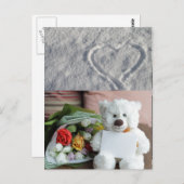 Liebe speichern des Datums, um das Schicksal des Z Postkarte (Vorne/Hinten)