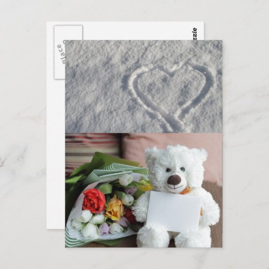 Liebe speichern des Datums, um das Schicksal des Z Postkarte (Vorne/Hinten)