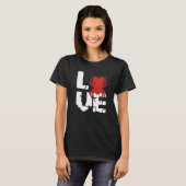 Liebe Spider Arachnophile Spider Web Insekt Cobweb T-Shirt (Vorne ganz)