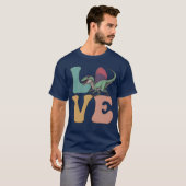 LIEBE Spinosaurus Dinosaur Freund T-Shirt (Vorne ganz)