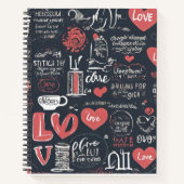 Liebe Spiral Notebook Notizblock (Vorderseite)