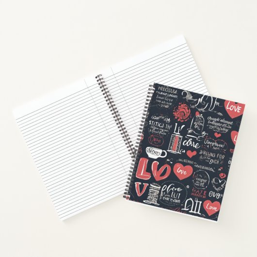 Liebe Spiral Notebook Notizblock (Innenseite)