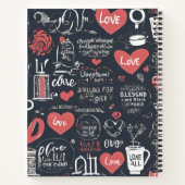Liebe Spiral Notebook Notizblock (Rückseite)