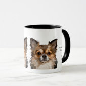 Liebe Spitz Chihuahua Hunde so viel Spaß Zitat Tasse (VorderseiteRechts)