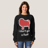 Liebe Spitz Niedlich Spitz Pom ich gebe keine Sweatshirt (Vorne ganz)