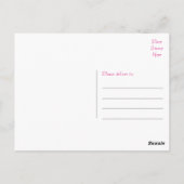 Liebe Spitz Welpen-Dockingkarte Postkarte (Rückseite)