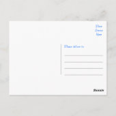 Liebe Spitz Welpendokard Postkarte (Rückseite)