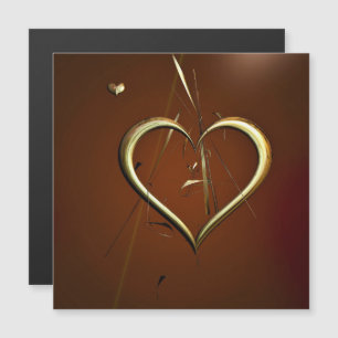 Liebe-Splitter der Gold-Magnetkarte Magnetkarte