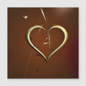 Liebe-Splitter der Gold-Magnetkarte Magnetkarte (Vorderseite)