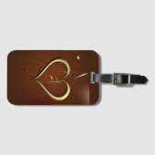 Liebe-Splitter Gepäckanhänger (Vorderseite (Horizontal))