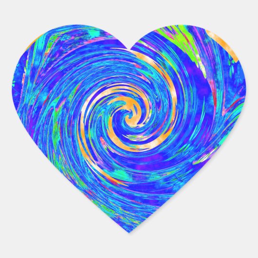 Liebe Splush.png Herz-Aufkleber (Vorderseite)