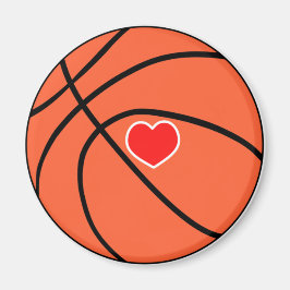 Liebe Sport Basketball Magnet