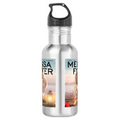 Liebe Sportflasche Edelstahlflasche (Rückseite)