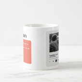 Liebe: Spotify Inspiriert Paare Geschenk für Val Kaffeetasse (Mittel)
