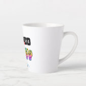 Liebe sprechen. Gute Vibes wecken Milchtasse (Rechts)